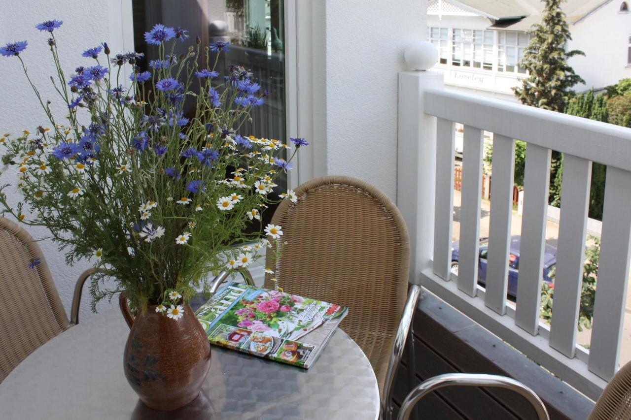 Villa Laetitia Fewo 16 - Strandnah, Balkon Binz Buitenkant foto
